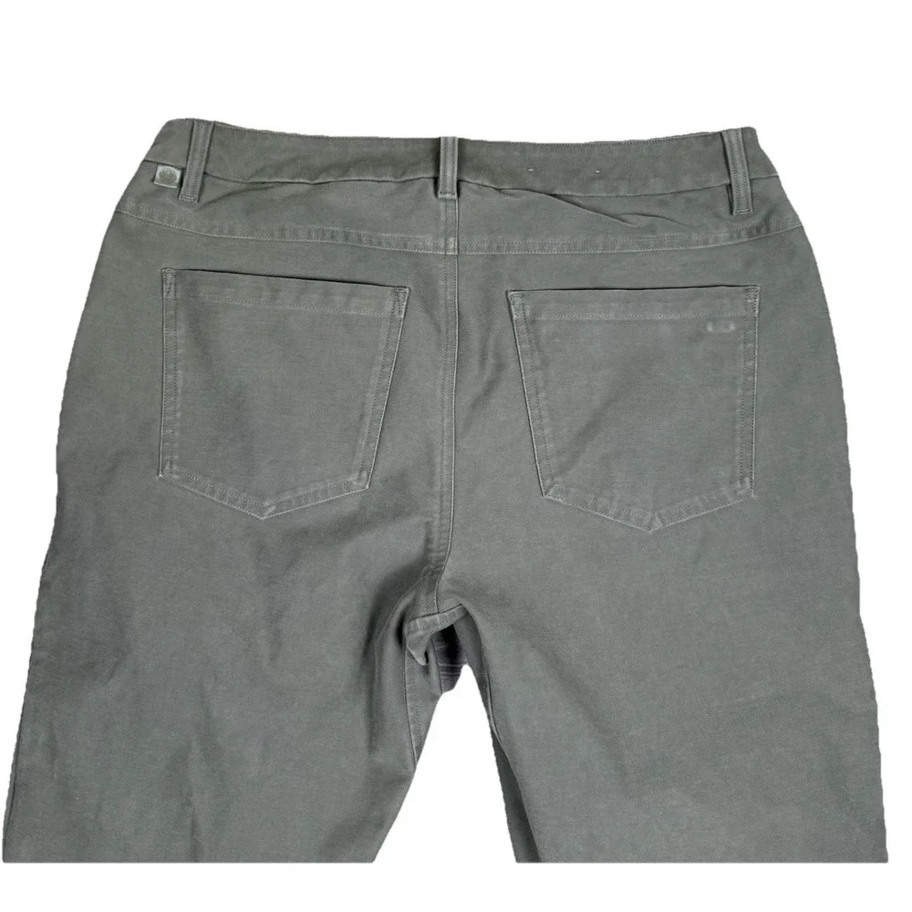 Lululemon ABC Classic Fit Pant Mens 33x33 Sage Green Warpstreme Tech Chino